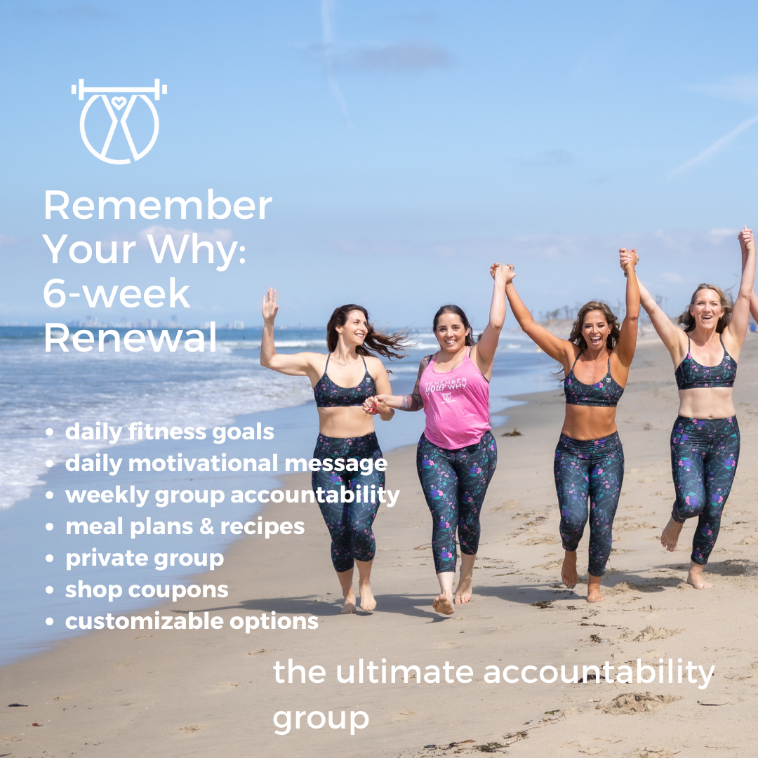 Remember your WHY 6 WEEK Renewal