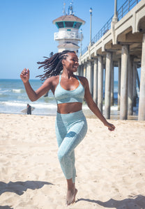 Kyla Heathered Seamless Capri